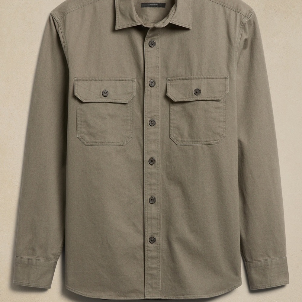 Men’s utility shacket, banana republic, nwt